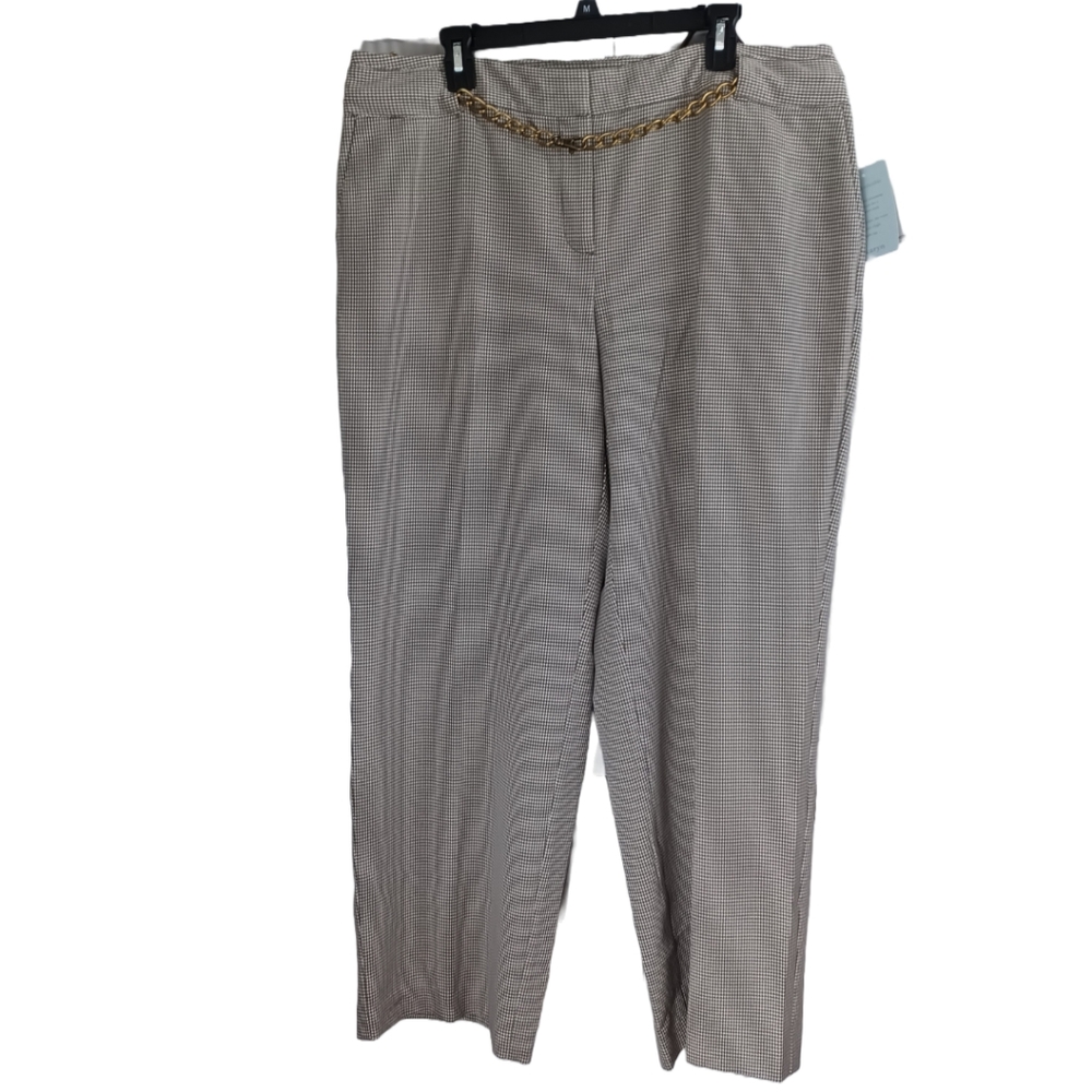 J.H. COLLECTION "KARYN" STRAIGHT LEG TROUSERS SIZE 18W NWT